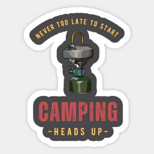 Gas Burner Stove for Camping Sticker